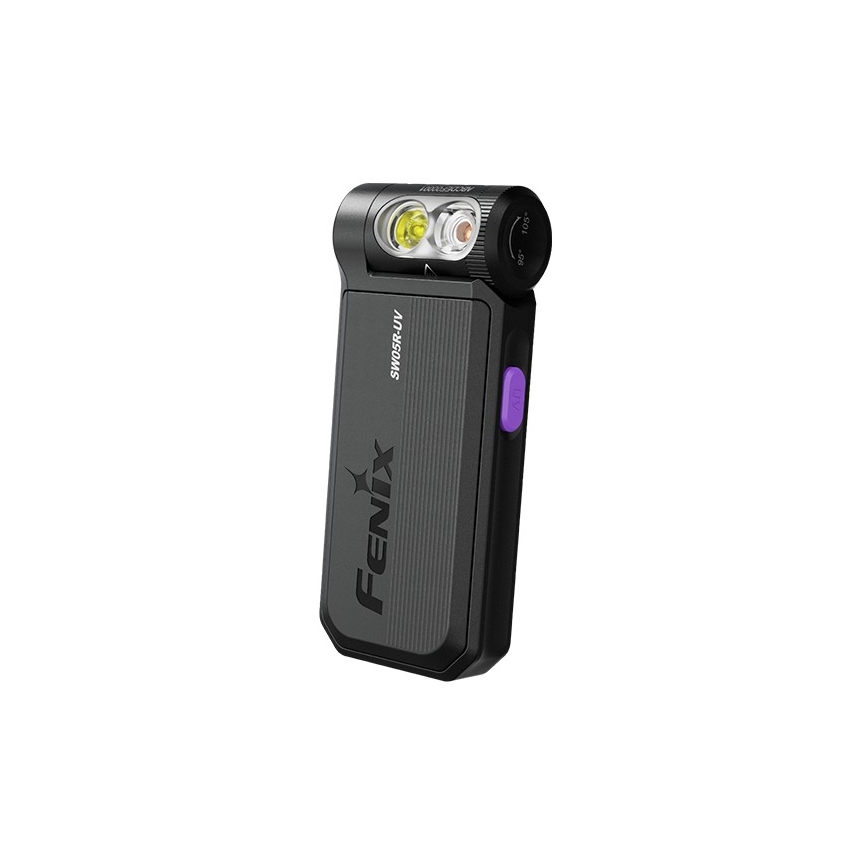 Fenix SW05RUVBLC - LED Dimmerabile ricaricabile torcia LED/USB IPX6 150 lm 49 h 700 mAh nero