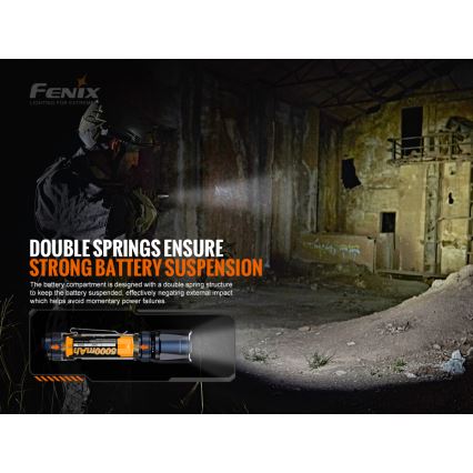 Fenix TK20RV20 - Torcia LED tattica ricaricabile LED/USB IP68 3000 lm 48 ore