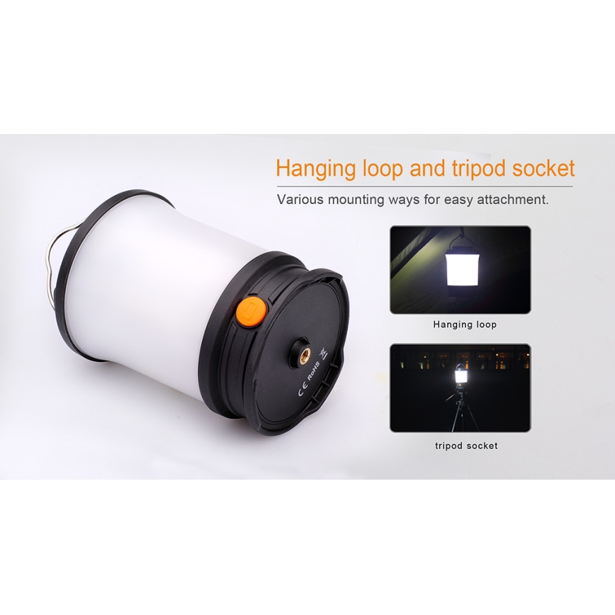 Fenix ​​​​CL30R - LED Lampada portatile ricaricabile LED/USB IPX7 650 lm 300 h