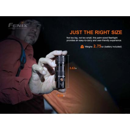 Fenix ​​​​PD25R - LED Torcia ricaricabile LED/1xCR123A IP68 800 lm 70 h