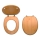 FERRO - Abattant WC en MDF, finition pin