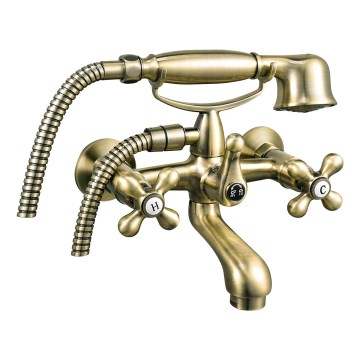 FERRO - Ensemble pour baignoire avec mitigeur ANTICA RETRO, finition bronze