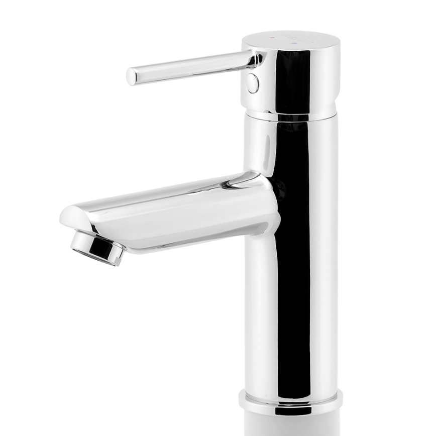 FERRO - Miscelatore per lavabo + piletta di scarico FIESTA cromo lucido