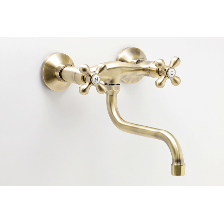 FERRO - Miscelatore per lavello/lavabo ANTICA bronzo