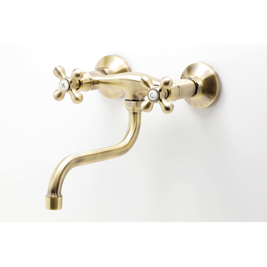 FERRO - Miscelatore per lavello/lavabo ANTICA bronzo