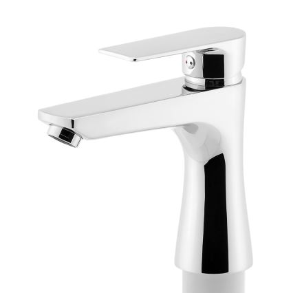 FERRO - Mitigeur pour lavabo + bonde ALGEO SQUARE, chrome brillant