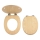 FERRO - Sedile WC con chiusura rallentata SoftClose in MDF, finitura frassino