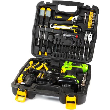 Fieldmann - Akku-Bohrschrauber mit Zubehör, 12 V, 1300 mAh