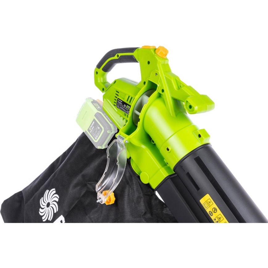 Fieldmann - Aspiratore e soffiatore da giardino a batteria 20V