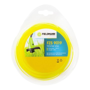 Fieldmann - Corda di ricambio per tosaerba da giardino 60m/1,4mm