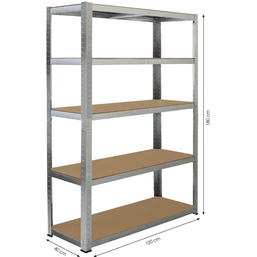 Fieldmann - Étagère de stockage 180x120x40 cm