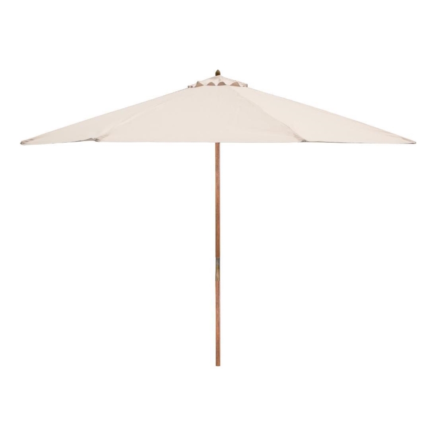 Fieldmann - Ombrellone diametro 3 m color crema/acacia