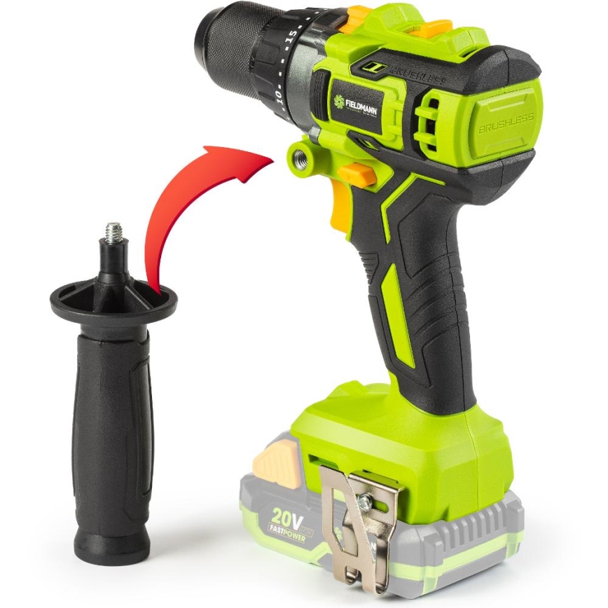 Fieldmann - Perceuse à percussion sans fil 20V