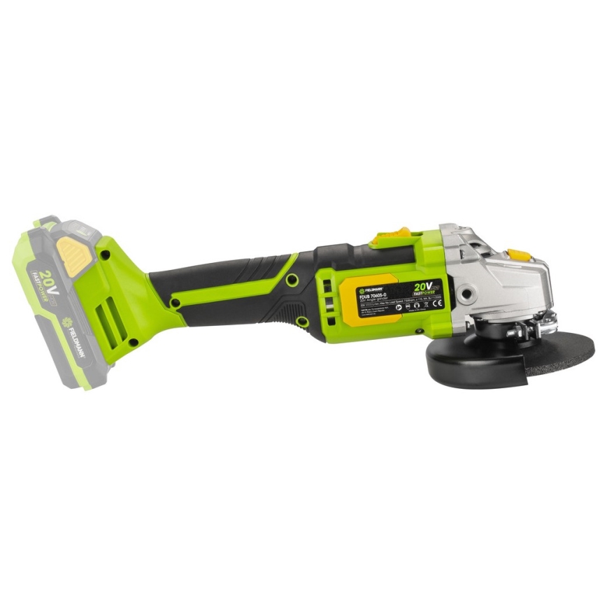 Fieldmann - Ponceuse d'angle sans fil 20V