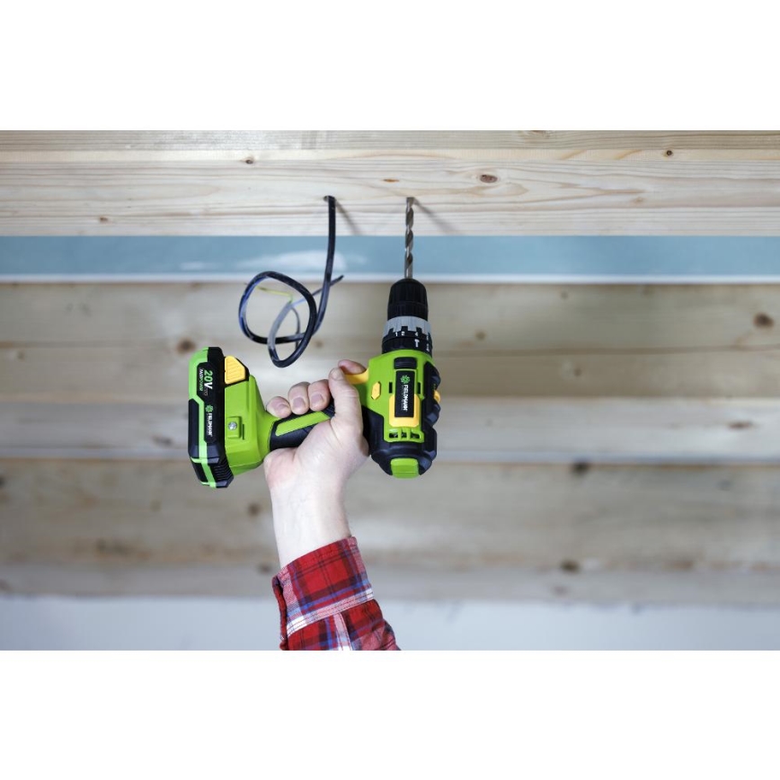 Fieldmann - Trapano a percussione a batteria 20V