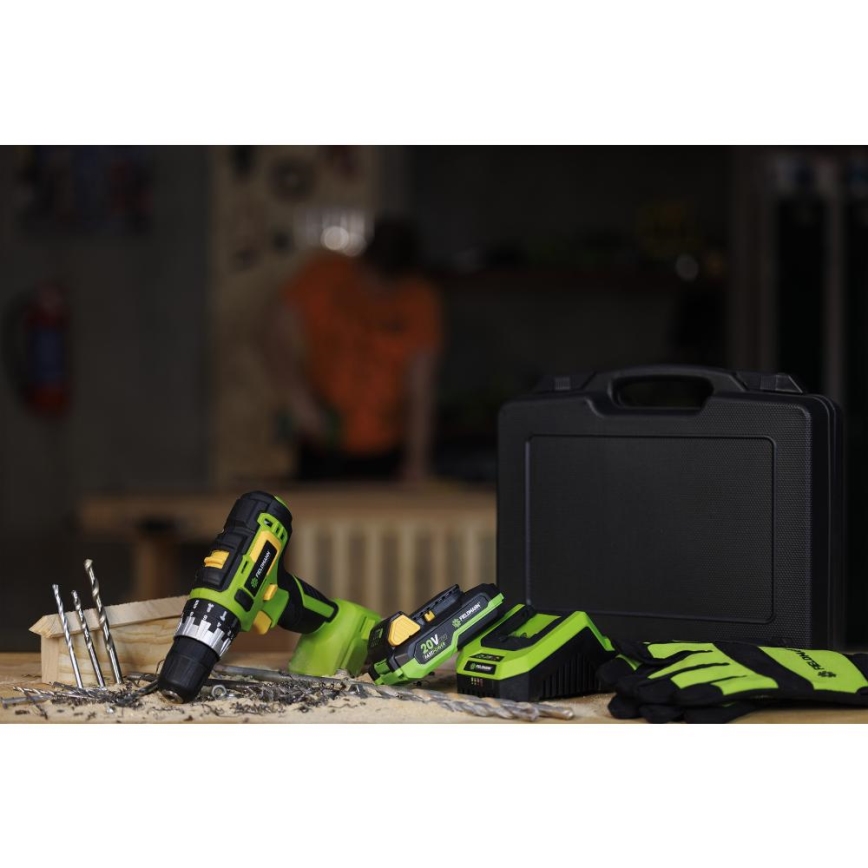 Fieldmann - Trapano a percussione a batteria 20V