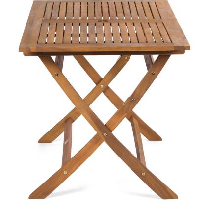 Fieldmann - Zusammenklappbarer Gartentisch 120x70 cm Akazie