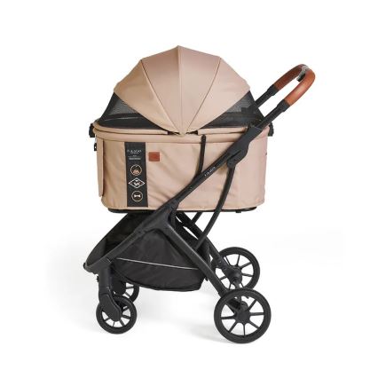 Fikago - Passeggino per cani e gatti AGILE HUGGY beige