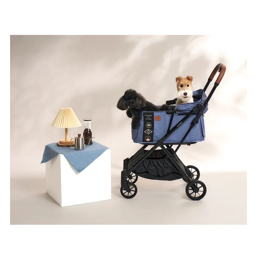 Fikago - Passeggino per cani e gatti FTG Blue Note