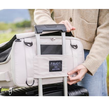 Fikago - Reisetasche für Hunde und Katzen TRUFFLE Artic Blume