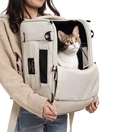 Fikago - Reisetasche für Hunde und Katzen TRUFFLE Artic Blume