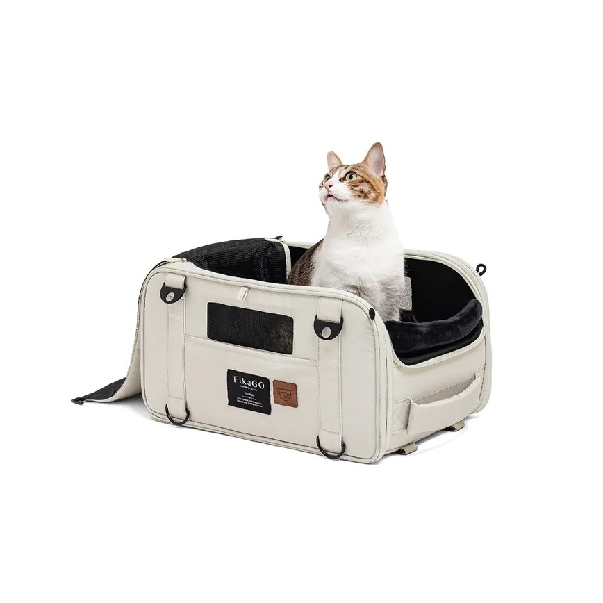 Fikago - Reisetasche für Hunde und Katzen TRUFFLE Artic Blume