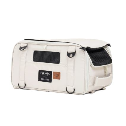 Fikago - Reisetasche für Hunde und Katzen TRUFFLE Creamy Cloud
