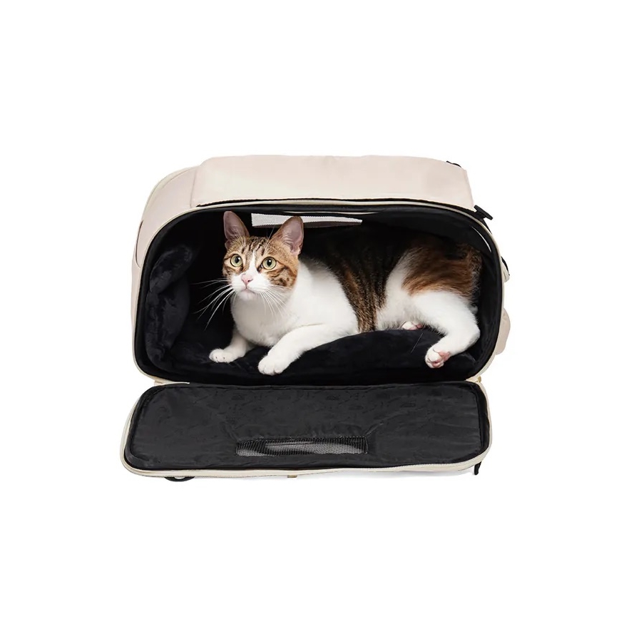 Fikago - Trasportino da viaggio per cani e gatti TRUFFLE Artic Flower