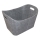 Filz-Holzkorb mit Griffen 35x55 cm grau