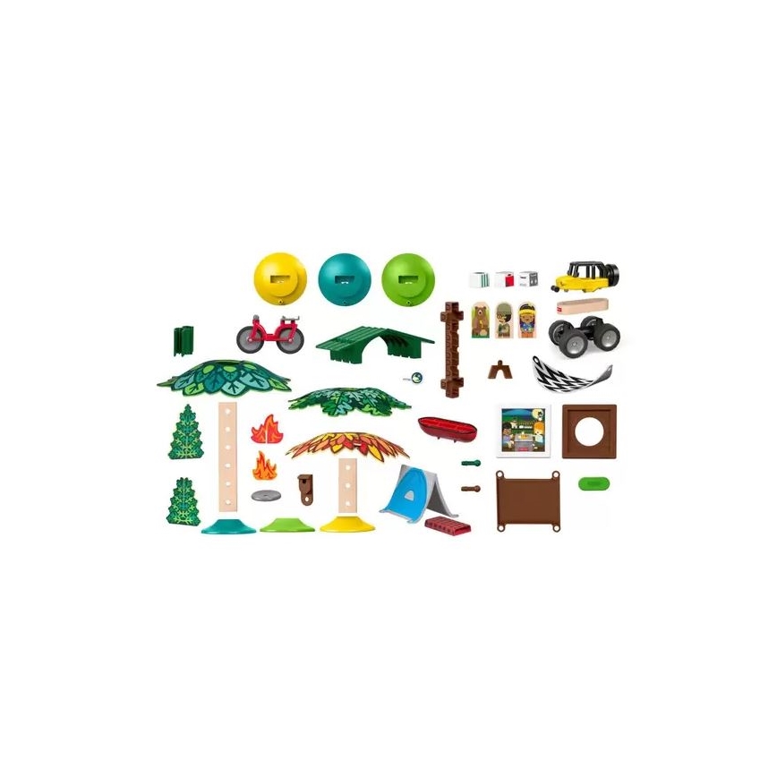 Fisher-Price - Ensemble de construction pour enfants Wonder Makers Camping