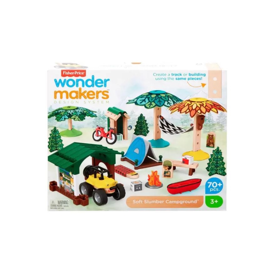 Fisher-Price - Set da costruzione per bambini Wonder Makers Camping