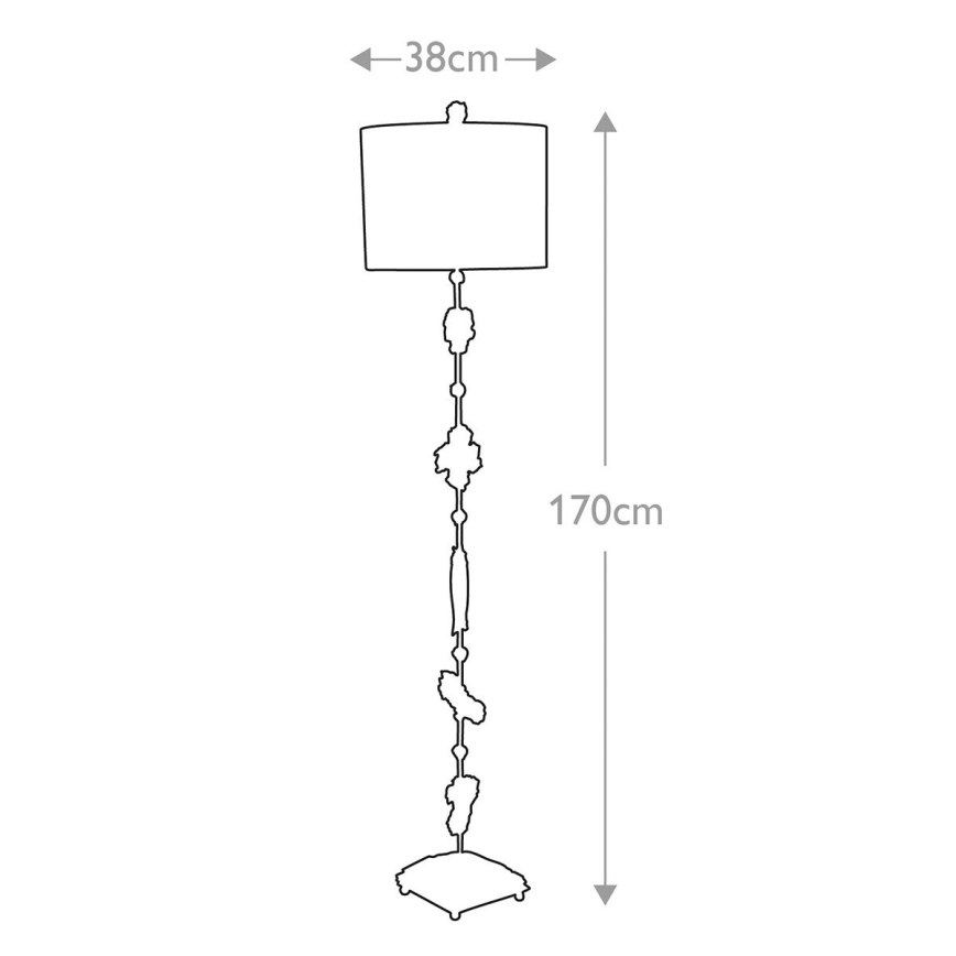 Flambeau - Lampadaire FRAGMENT 1xE27/60W/230V