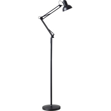 Flessibile lampada con piedistallo AURIQ 1xE27/60W/230V 184 cm nero