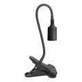 Flessibile lampada da tavolo con clip CLIP 1xE27/30W/230V nero
