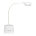 Flexible, aufladbare LED-Tischleuchte mit Dimm-Funktion LUSIA LED/5W/5V 3000/4000K 1200 mAh weiß