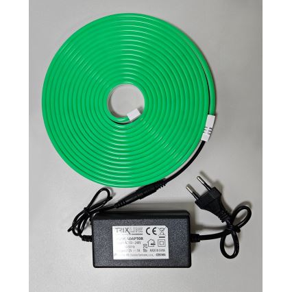 Flexibler LED-Streifen NEON LED/10W/230V 5 m IP65 grün