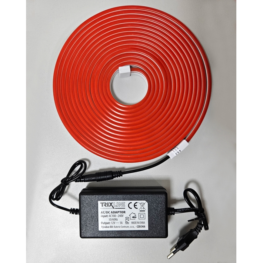 Flexibler LED-Streifen NEON LED/10W/230V 5 m IP65 rot