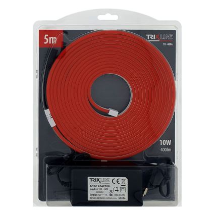 Flexibler LED-Streifen NEON LED/10W/230V 5 m IP65 rot