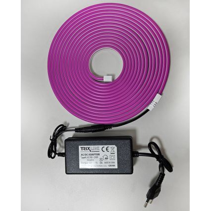 Flexibler LED-Streifen NEON LED/10W/230V 5 m IP65 violett