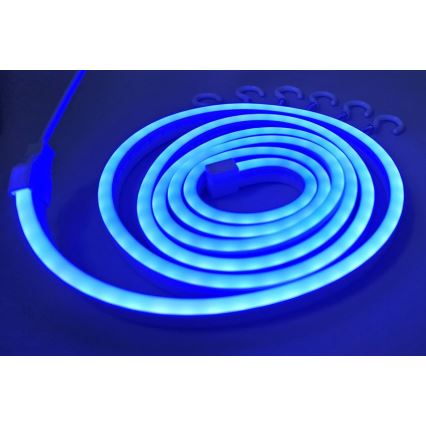 Flexibler LED-Streifen NEON LED/5V USB 1,8 m blau