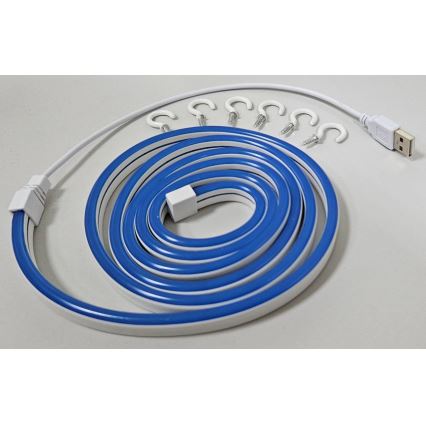 Flexibler LED-Streifen NEON LED/5V USB 1,8 m blau