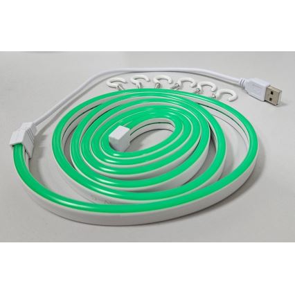 Flexibler LED-Streifen NEON LED/5V USB 1,8 m grün