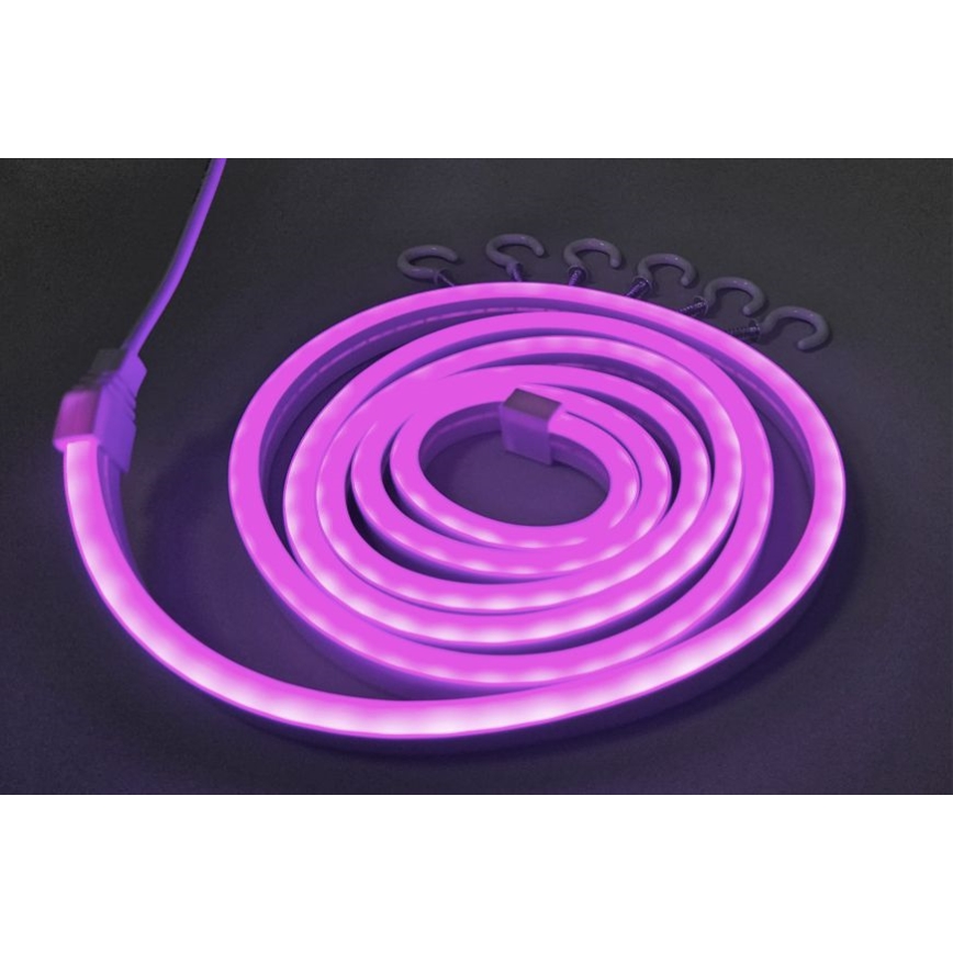 Flexibler LED-Streifen NEON LED/5V USB 1,8 m violett