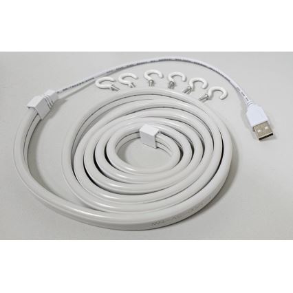 Flexibler LED-Streifen NEON LED/5V USB 1,8 m weiß