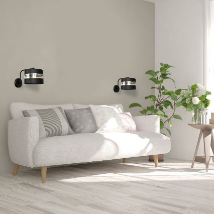 Flexibles Leuchtmittel ULTIMO 1xE27/60W/230V Schwarz