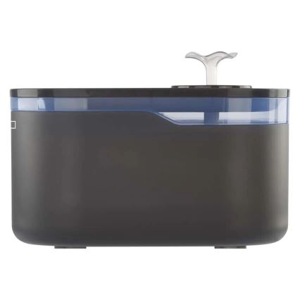 Fontana d'acqua per animali domestici 2,6 l/5V grigio