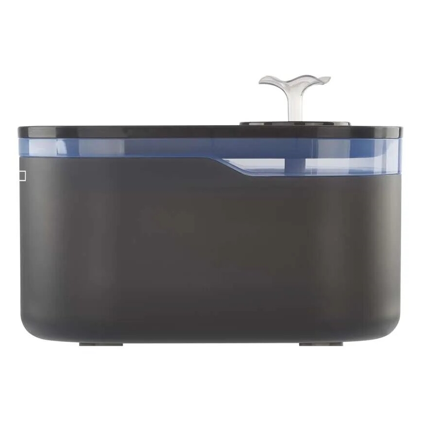 Fontana d'acqua per animali domestici 2,6 l/5V grigio