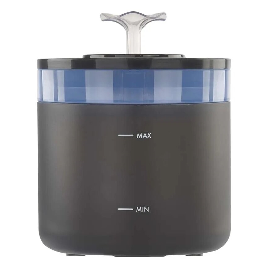 Fontana d'acqua per animali domestici 2,6 l/5V grigio