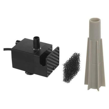 Fontana d'acqua per animali domestici 2,6 l/5V grigio