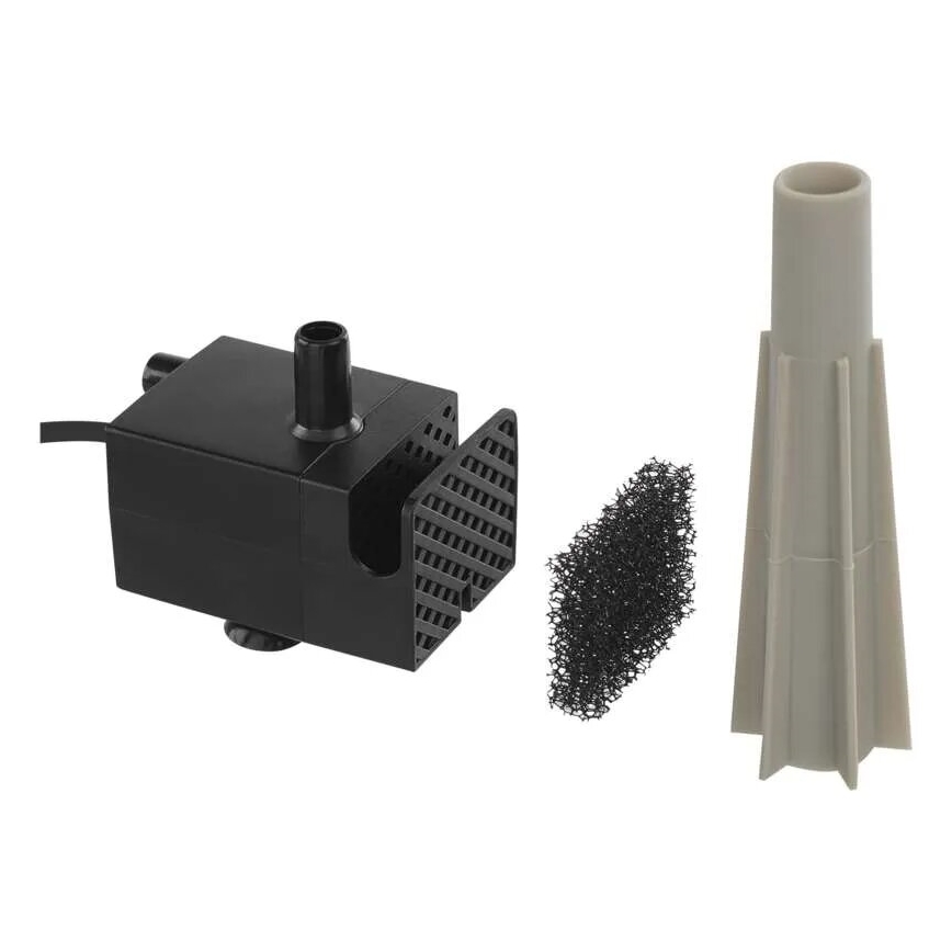 Fontana d'acqua per animali domestici 2,6 l/5V grigio